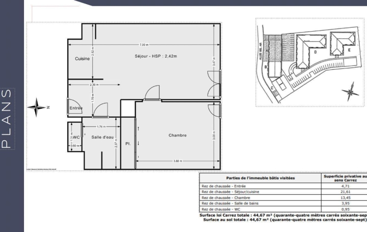 Annonces LEHAILLAN : Appartement | LE HAILLAN (33185) | 44 m2 | 165 000 € 