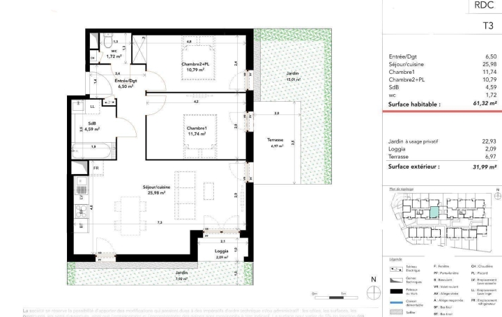Annonces LEHAILLAN : Appartement | BLANQUEFORT (33290) | 62 m2 | 312 000 € 