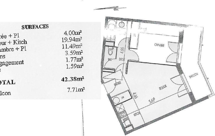  IMMOG Le Haillan Agent Immobilier Apartment | EYSINES (33320) | 42 m2 | 155 000 € 