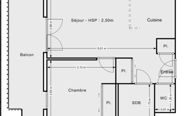 Appartement P2   LANGON  32 m2 85 000 € 