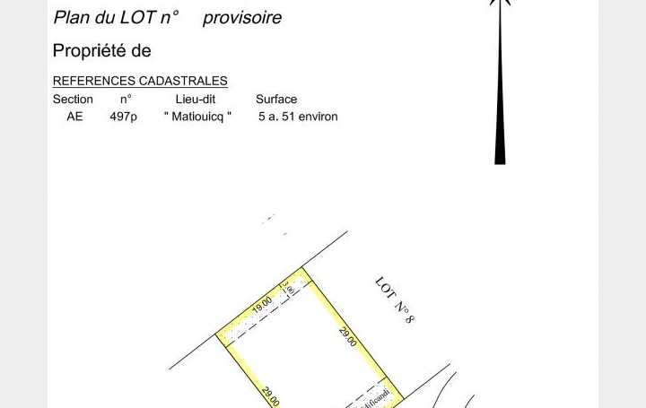 IMMOG Le Haillan Agent Immobilier : Terrain | VIELLE-SAINT-GIRONS (40560) | 551 m2 | 59 050 € 