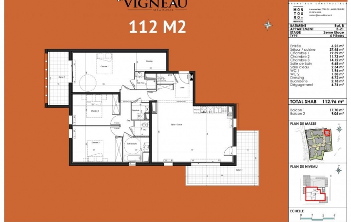 Annonces LEHAILLAN : Appartement | MERIGNAC (33700) | 113 m2 | 440 000 € 