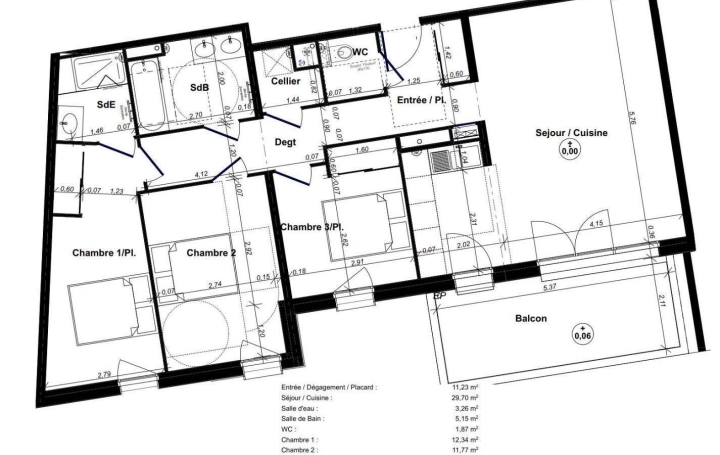 Annonces LEHAILLAN : Appartement | LE BOUSCAT (33110) | 86 m2 | 486 678 € 